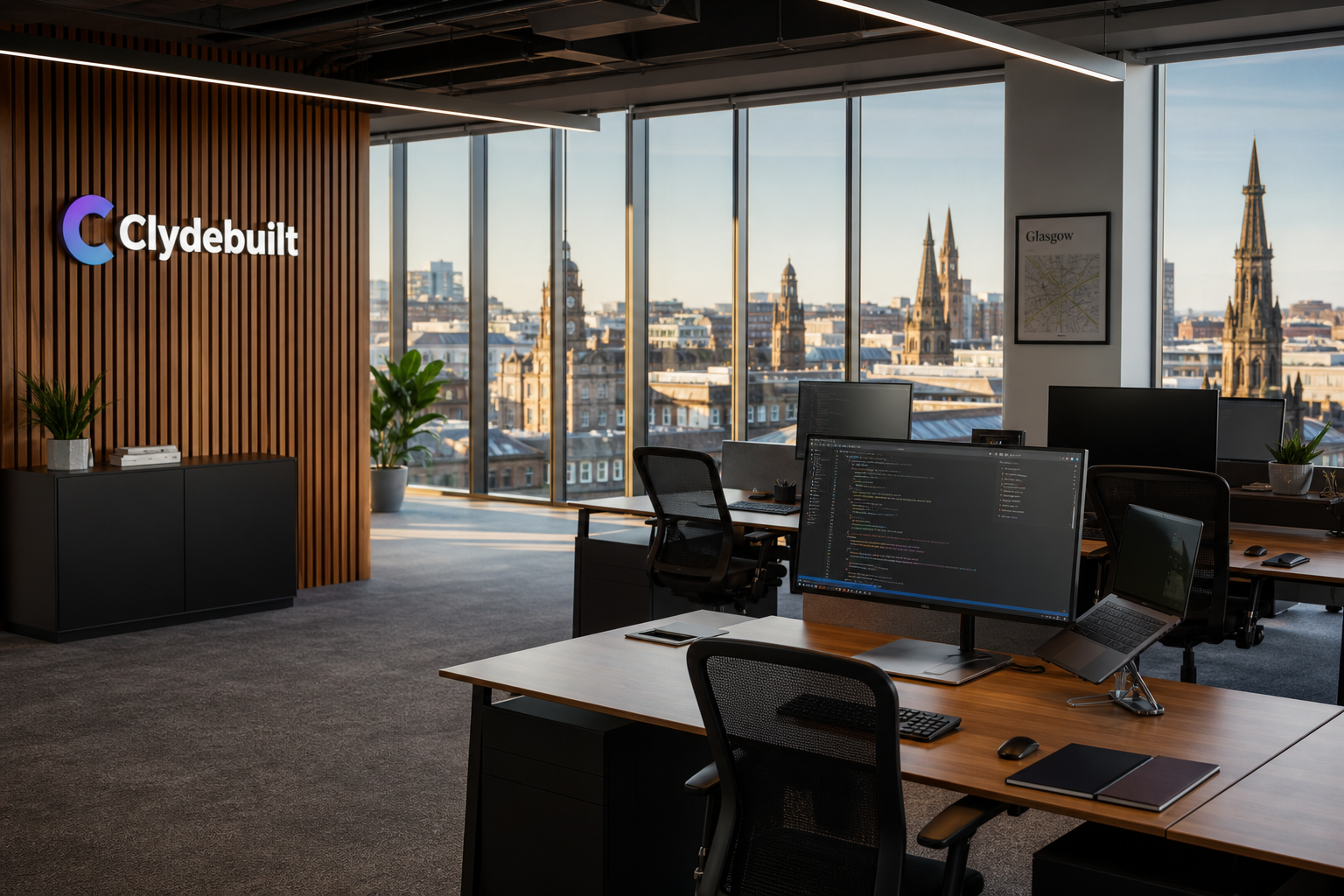 STOCKSNAP LTD professional office in Glasgow with city view